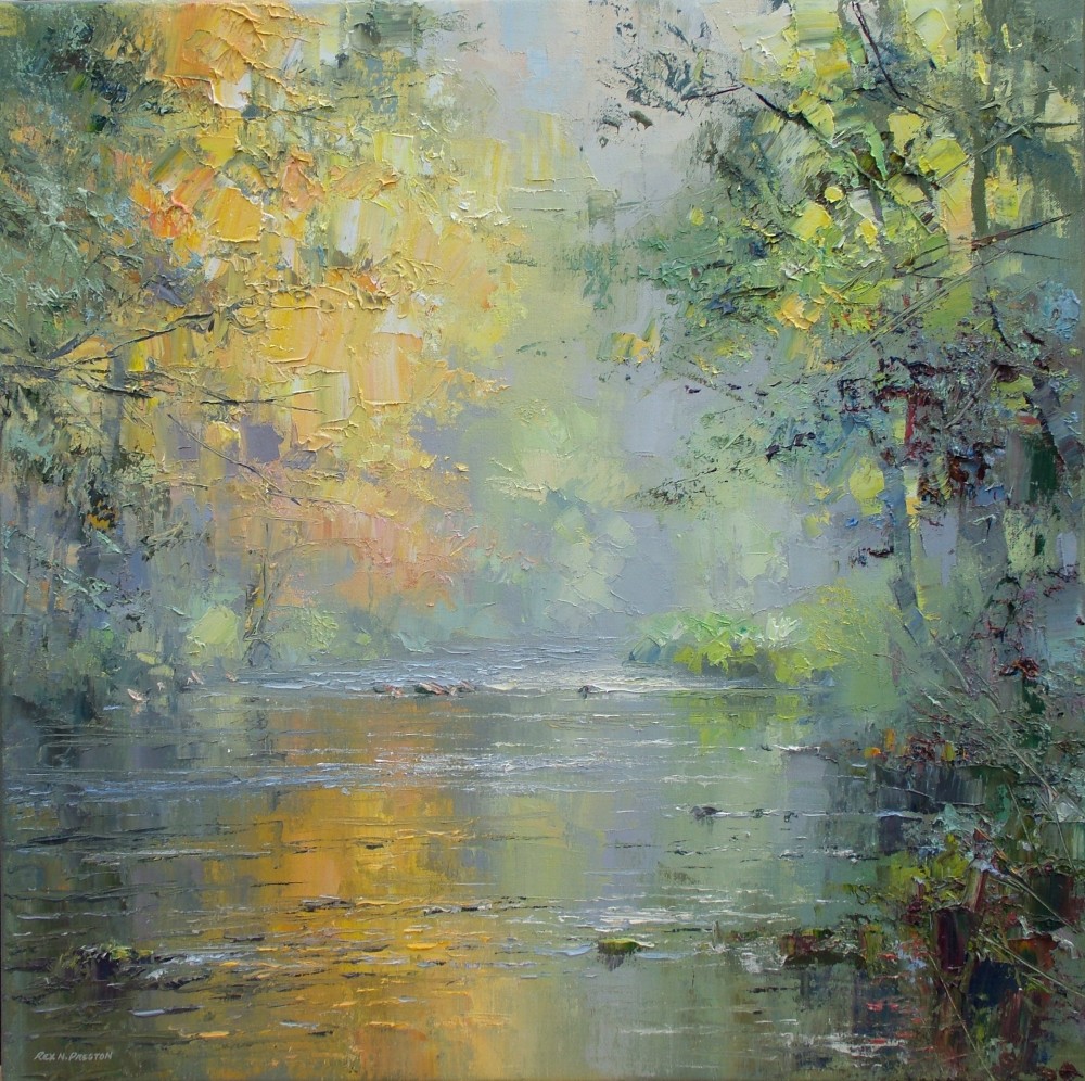 Rex Preston - october colours, wye dale